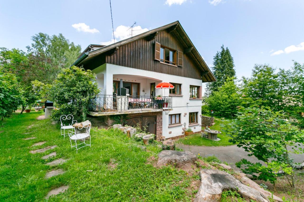 Chalet Spacieux A Wangenbourg-Engenthal Avec Vue Panoramique Exteriör bild